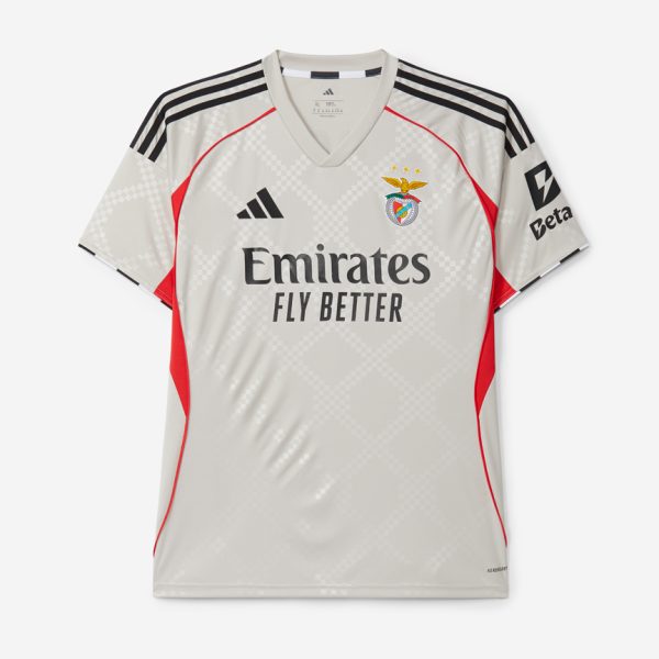 SL Benfica 2025-2026 Beige Away Jersey SL Benfica Collection - Official Online Store | SL Benfica Kits