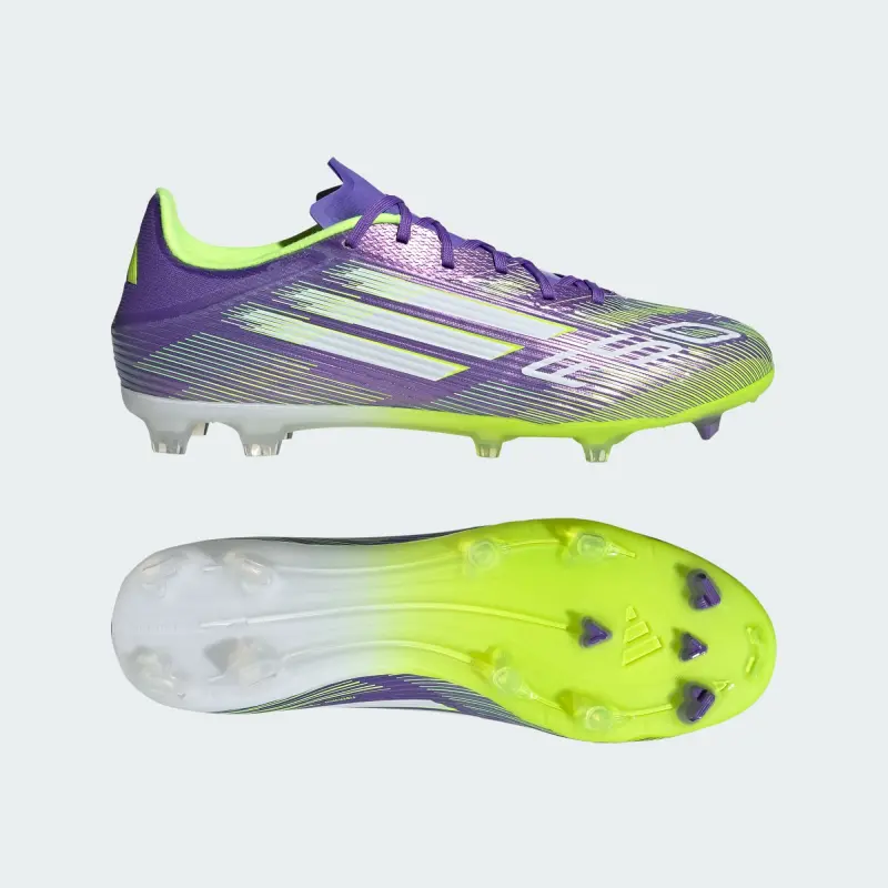 Adidas F50 League FG/MG Purple Rush Cloud White Lucid Lemon