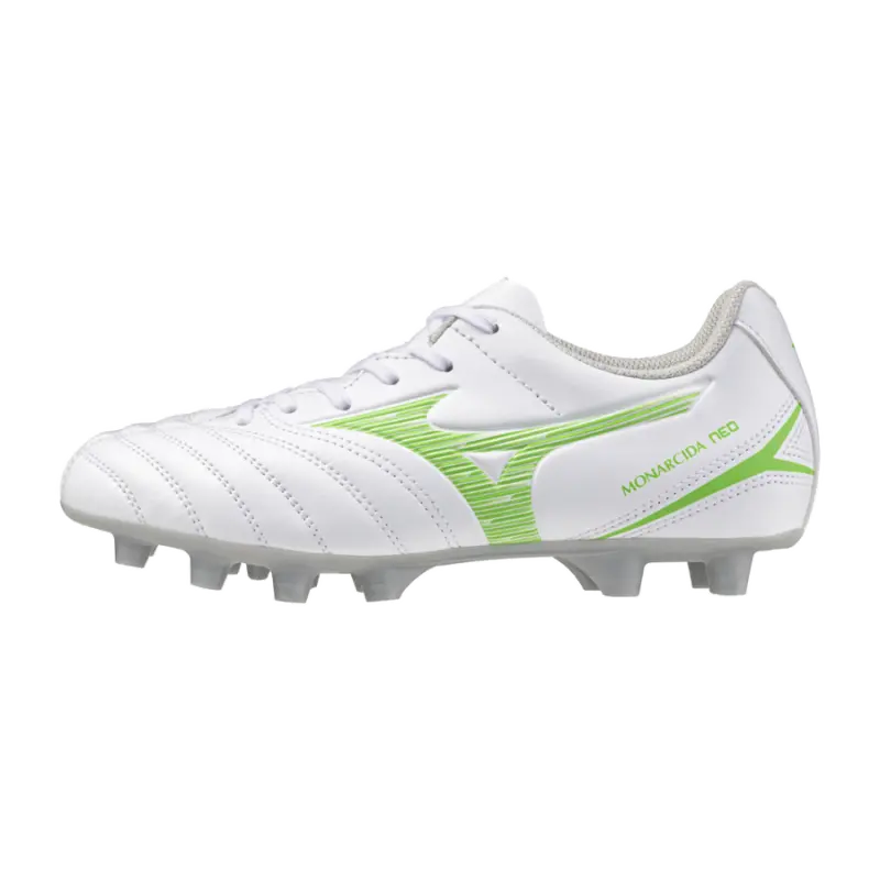 Mizuno MONARCIDA NEO III SELECT JR White/Neon Green