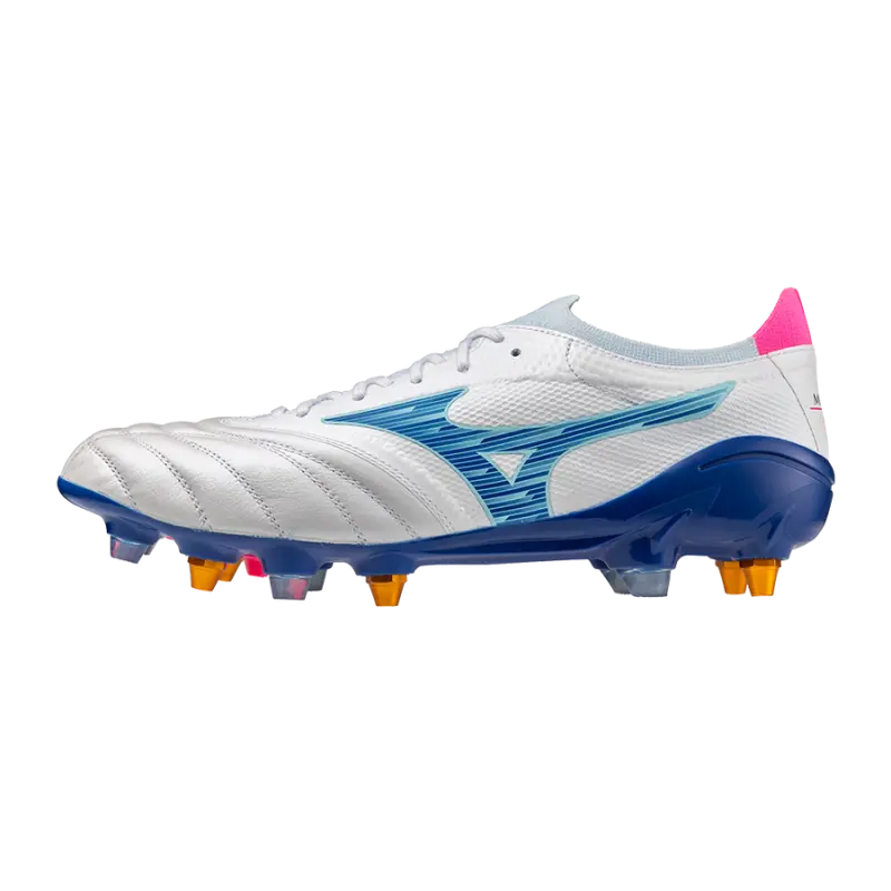 Mizuno MORELIA NEO IV BETA ELITE MIX White/Tanager Turquoise/Pink Tetra