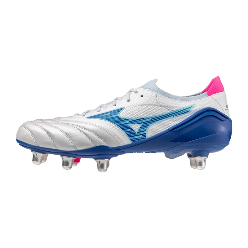 Mizuno MORELIA NEO IV BETA ELITE SI White/Tanager Turquoise/Pink Tetra