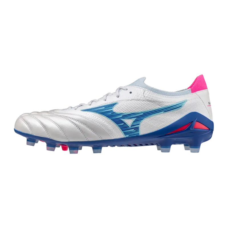 Mizuno MORELIA NEO IV BETA ELITE White/Tanager Turquoise/Pink Tetra