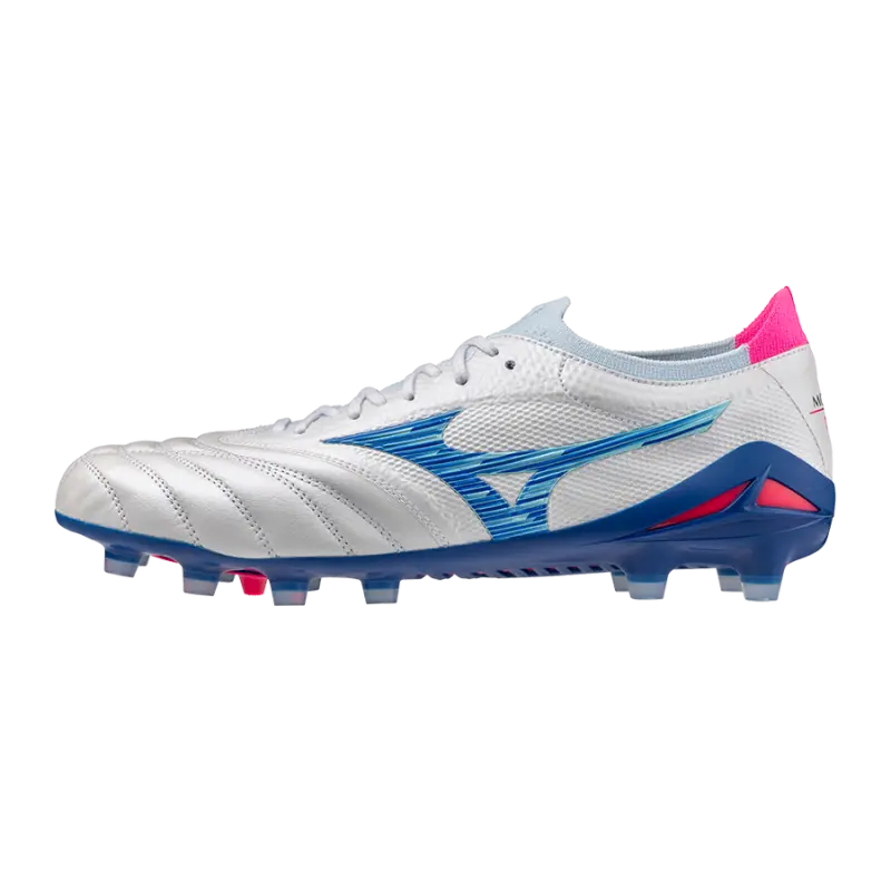 Mizuno MORELIA NEO IV BETA JAPAN White/Tanager Turquoise/Pink Tetra