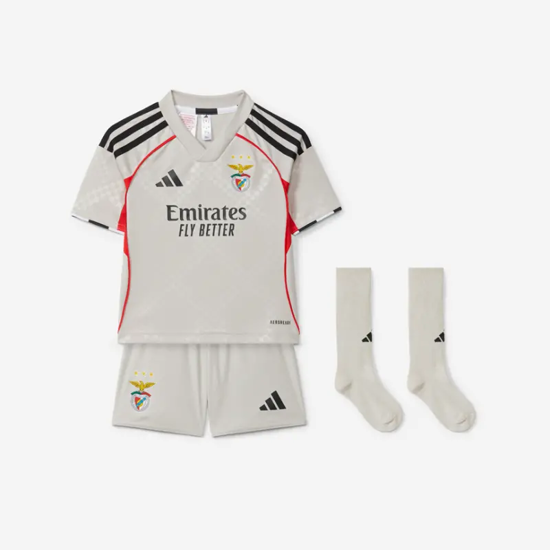 SL Benfica 2025–2026 Beige Away Mini Kit SL Benfica Collection - Official Online Store | SL Benfica Kits