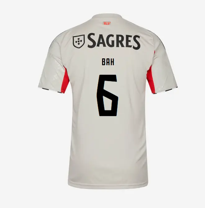 SL Benfica 2025–2026 Beige Away Youth Kit – 6 BAH SL Benfica Collection - Official Online Store | SL Benfica Kits