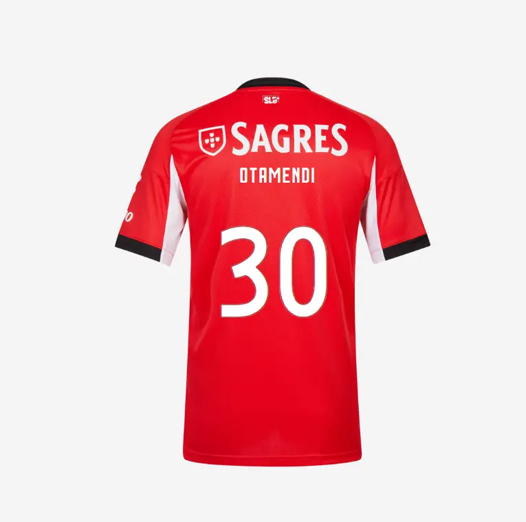 SL Benfica 2025–2026 Home Jersey – 30 OTAMENDI SL Benfica Collection - Official Online Store | SL Benfica Kits