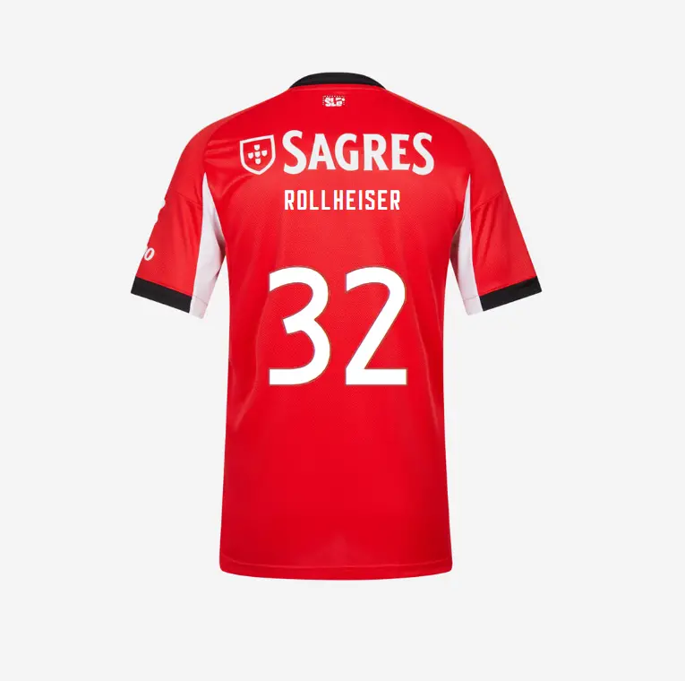 SL Benfica 2025–2026 Home Jersey – 32 ROLLHEISER SL Benfica Collection - Official Online Store | SL Benfica Kits