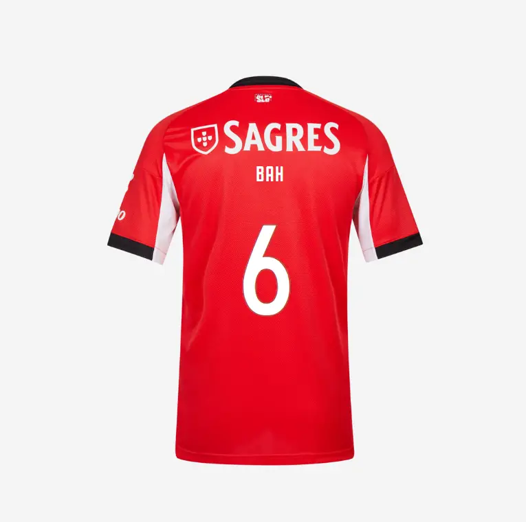 SL Benfica 2025–2026 Home Jersey – 6 BAH SL Benfica Collection - Official Online Store | SL Benfica Kits