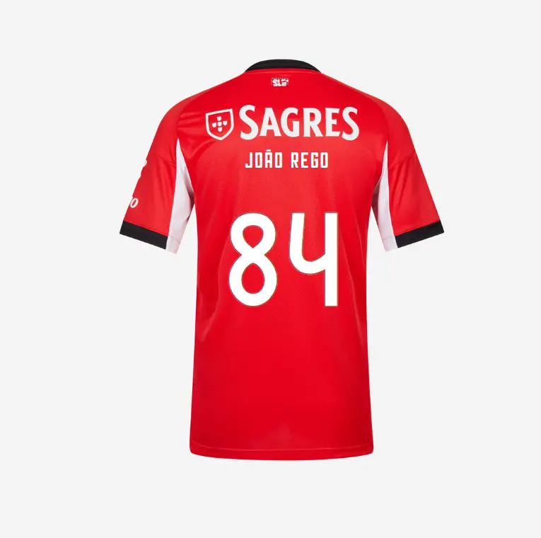 SL Benfica 2025–2026 Home Jersey – 84 JOÃO REGO SL Benfica Collection - Official Online Store | SL Benfica Kits