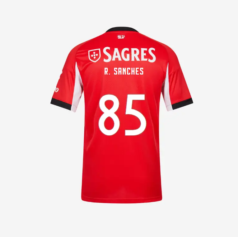 SL Benfica 2025–2026 Home Jersey – 85 R. SANCHES SL Benfica Collection - Official Online Store | SL Benfica Kits