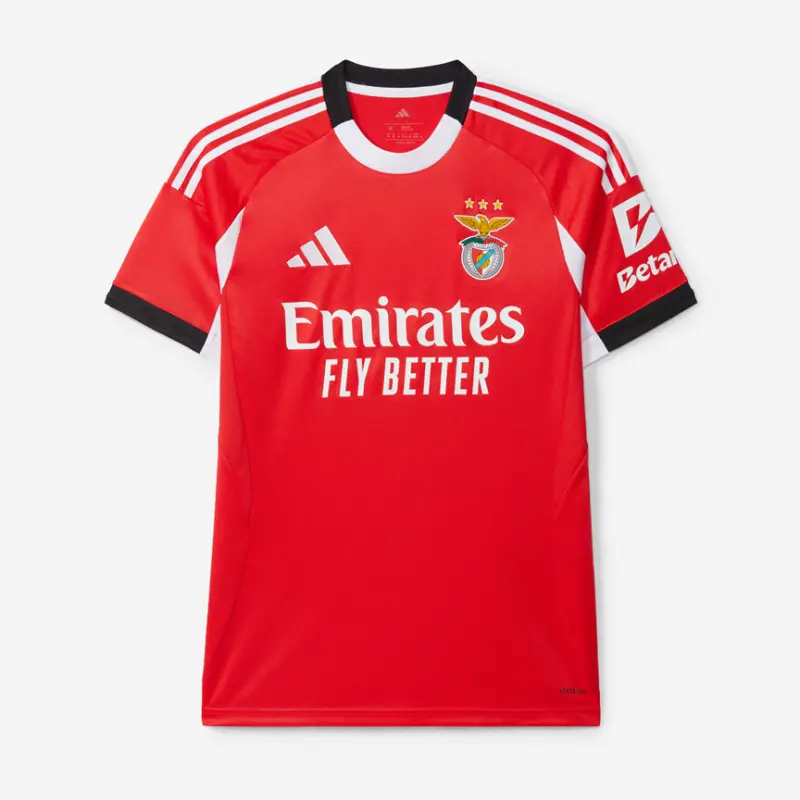 SL Benfica 2025-2026 Home Jersey With Custom Printing SL Benfica Collection - Official Online Store | SL Benfica Kits