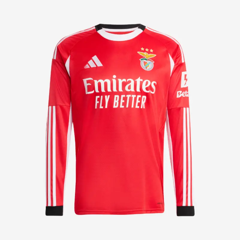 SL Benfica 2025-2026 Long Sleeve Home Jersey SL Benfica Collection - Official Online Store | SL Benfica Kits