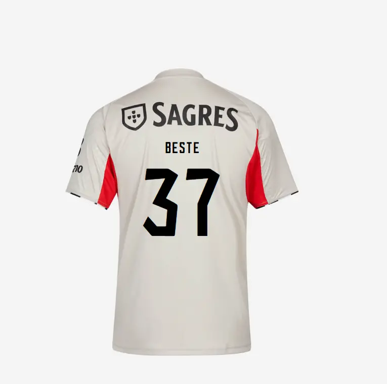 SL Benfica 2025-2026 Replica Beige Away Jersey – 37 BESTE SL Benfica Collection - Official Online Store | SL Benfica Kits