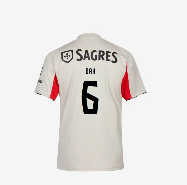 SL Benfica 2025-2026 Replica Beige Away Jersey – 6 BAH SL Benfica Collection - Official Online Store | SL Benfica Kits
