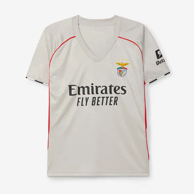 SL Benfica 2025-2026 Replica Beige Away Jersey for Women