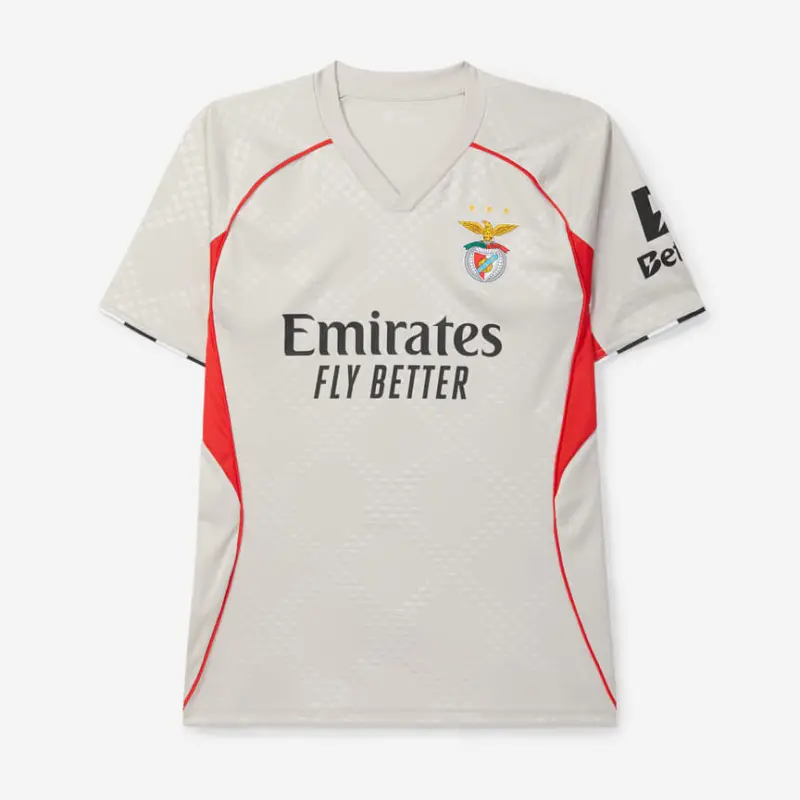 SL Benfica 2025-2026 Replica Beige Away Jersey SL Benfica Collection - Official Online Store | SL Benfica Kits