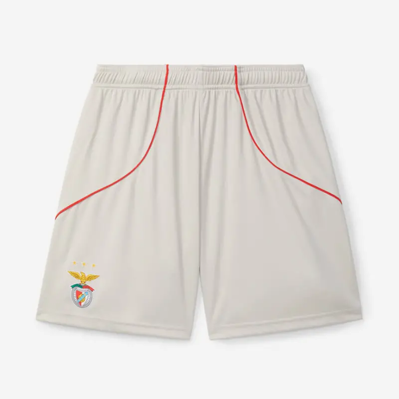 SL Benfica 2025-2026 Replica Beige Away Shorts SL Benfica Collection - Official Online Store | SL Benfica Kits