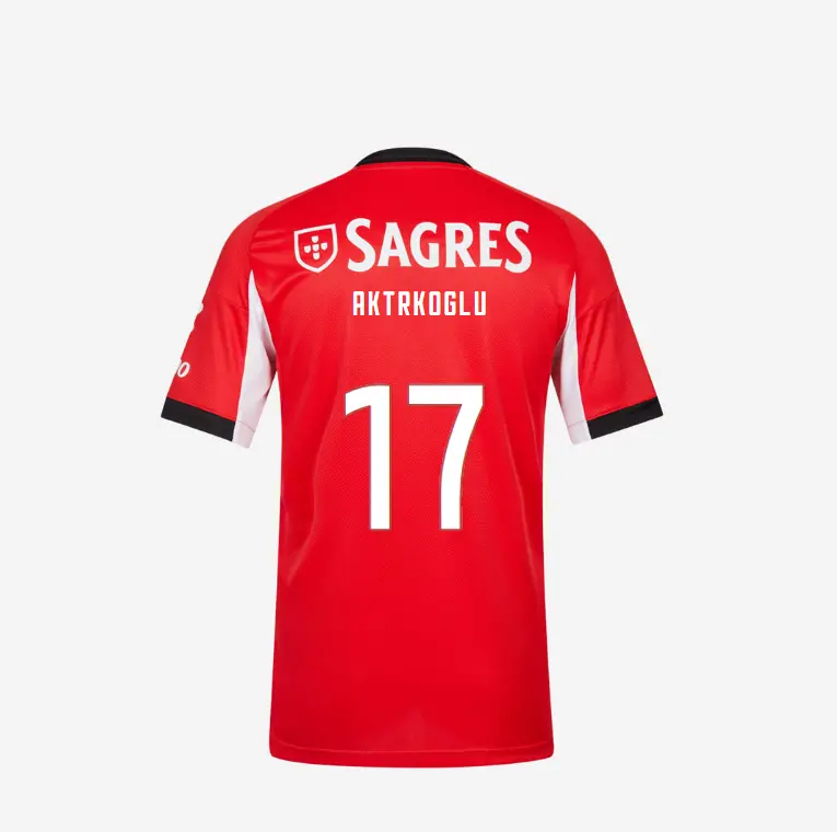 SL Benfica 2025-2026 Replica Home Kit Jersey – 17 AKTÜRKOGLU SL Benfica Collection - Official Online Store | SL Benfica Kits