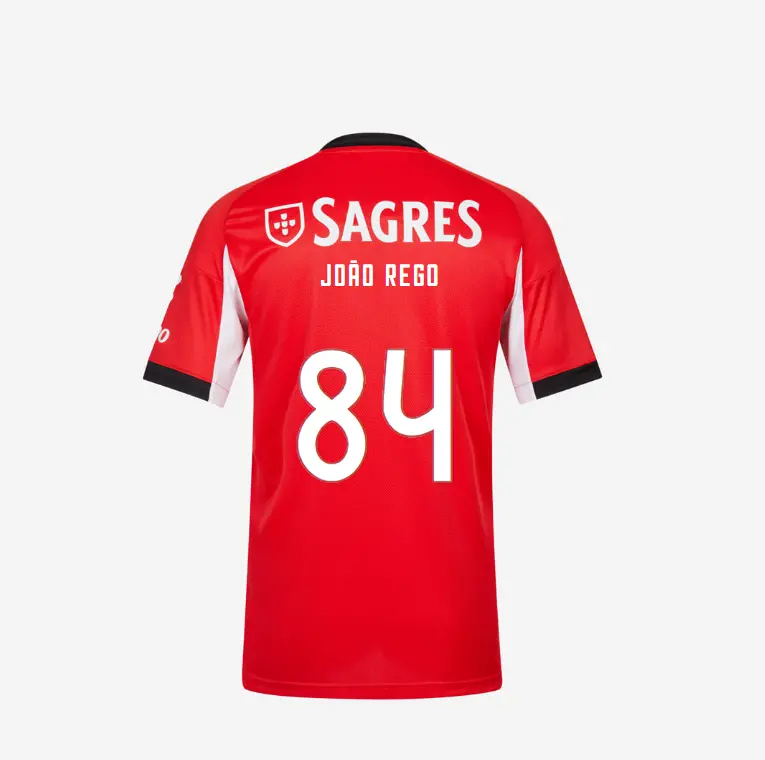SL Benfica 2025-2026 Replica Home Kit Jersey – 84 JOÃO REGO SL Benfica Collection - Official Online Store | SL Benfica Kits