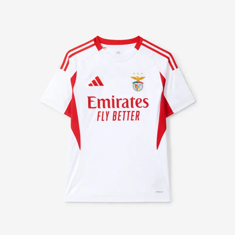 SL Benfica 2025-2026 White Away Jersey for Kids SL Benfica Collection - Official Online Store | SL Benfica Kits