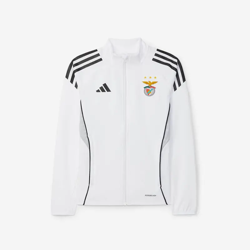 SL Benfica 2025-2026 White Kids' Training Jacket
