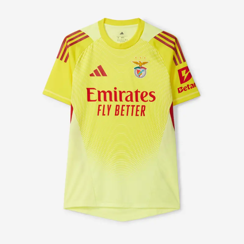 SL Benfica 2025-2026 Yellow Goalkeeper Jersey SL Benfica Collection - Official Online Store | SL Benfica Kits
